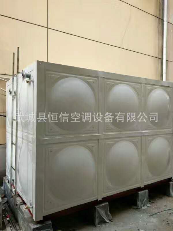 济南汽车站员工用水处理系统 不锈钢保温水箱竣工
